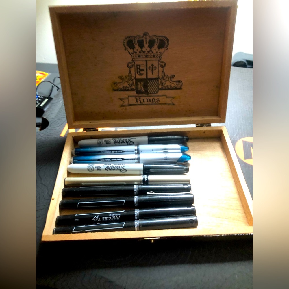 Old cigar box